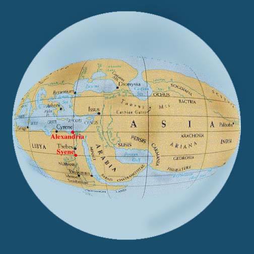 Eratosthenes world map